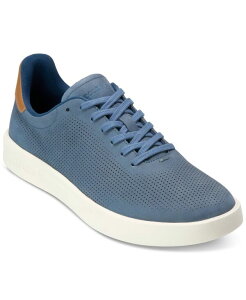 �R�[���n�[�� �����Y �V���[�Y �X�j�[�J�[ Cole Haan Men's Grand Crosscourt Daily Laser Sneaker Blue Nubuck �u���[