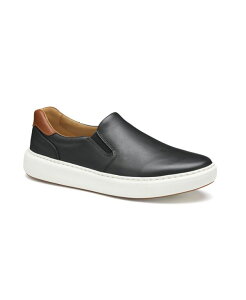 WXgAh}[tB[ Y V[Y Xj[J[ Johnston & Murphy Men's Anders Slip-On Sneaker Black full grain ubN