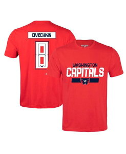 ���x���E�F�A �����Y �g�b�v�X T�V���c �L���b�v LevelWear Men's Alexander Ovechkin Red Washington Capitals Richmond Player Name Number T-Shirt Red ���b�h