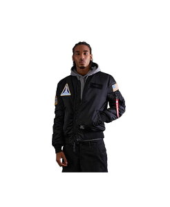 �A���t�@�C���_�X�g���[�Y �����Y �A�E�^�[ �W���P�b�g�E�u���]�� �W���P�b�g Alpha Industries Men's Nasa Ma-1 Flight Jacket Gen II Black �u���b�N