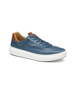 WXgAh}[tB[ Y V[Y Xj[J[ Johnston & Murphy Men's Anders Perfed U-Throat Sneakers Navy Full Grain lCr[