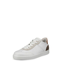 GR[ Y V[Y Xj[J[ Ecco Men's Street Lite Sneaker White/Gravel/Cashmere zCg