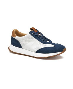 WXgAh}[tB[ Y V[Y Xj[J[ Johnston & Murphy Men's Kinnon T-Toe Sneaker Navy White full grain zCg