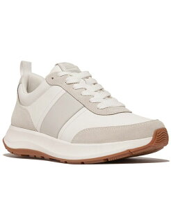 �t�B�b�g�t���b�v �����Y �V���[�Y �X�j�[�J�[ ���[�X FitFlop Men's F-Mode Flow Lace up Sneakers Urban white Arctic gray �z���C�g