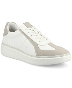 �o���X �����Y �V���[�Y �X�j�[�J�[ ���[�X Vance Co. Men's Berlin Comfort Lace Up Low Top Flexible Court Sneakers White �z���C�g
