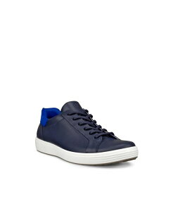 �G�R�[ �����Y �V���[�Y �X�j�[�J�[ Ecco Men's Soft 7 Easy Slip Tie Sneakers Marine Virtual