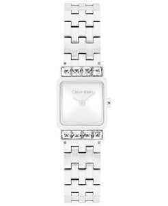 �J���o���N���C�� ���f�B�[�X �A�N�Z�T���[ �r���v T�V���c Calvin Klein Women's Poise Silver Tone Stainless Steel Bracelet Watch 16mm Silver �V���o�[