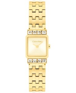 �J���o���N���C�� ���f�B�[�X �A�N�Z�T���[ �r���v T�V���c Calvin Klein Women's Poise Gold Tone Stainless Steel Bracelet Watch 16mm Gold �S�[���h