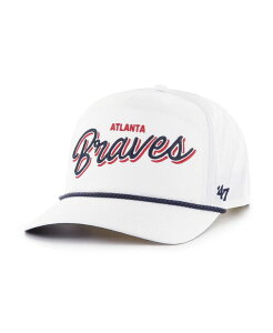 47 uh Y ANZT[ Xq '47 Brand Men's White Atlanta Braves Brrr Fairway Hitch Adjustable Hat White zCg