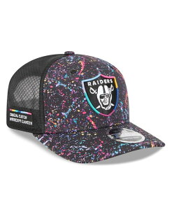 j[G Y ANZT[ Xq New Era Men's Black Las Vegas Raiders 2025 NFL Crucial Catch 9SEVENTY Adjustable Hat Black ubN