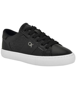 JoNC fB[X V[Y Xj[J[ [X S Calvin Klein Women's Charie Logo Lace-up Sneakers Black Logo ubN