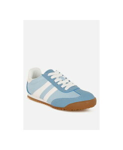 �����h�����O ���f�B�[�X �V���[�Y �X�j�[�J�[ ���[�X London Rag Peak Burn Casual Lace-Up Sneakers Women Blue �u���[