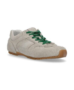 AnX fB[X V[Y Xj[J[ XG[h U[ ALOHAS Tb.56 Suede Fuzzy Light Grey Leather Sneakers No Color O[