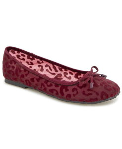 �P�l�X�R�[�� ���f�B�[�X �V���[�Y �p���v�X ���b�V�� Kenneth Cole Reaction Women's Elstree Mesh Ballet Flats Red Leoaprd ���b�h