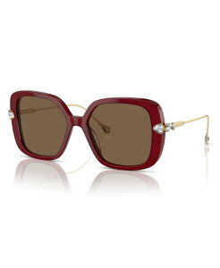 yz XtXL[ fB[X TOXEACEFA ANZT[ Women's Sunglasses SK6011 Transparent Burgundy
