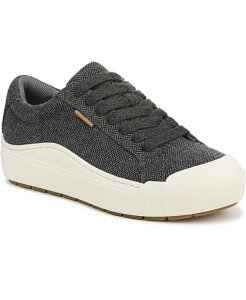 hN^[EV[ fB[X V[Y Xj[J[ vbgtH[ [X Dr. Scholl's Women's Time Off Lace Up Platform Sneakers Grey Fabric O[