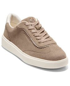 コールハーン レディース シューズ スニーカー Cole Haan Women's Grand Crosscourt Arlowe Sneakers Irish Coffee Suede Ivory アイボリー