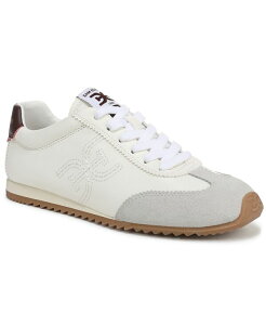 �T���G�f���}�� ���f�B�[�X �V���[�Y �X�j�[�J�[ ���[�X Sam Edelman Women's Isella 2 Lace-Up Sneakers Optic White Plum Wine �z���C�g