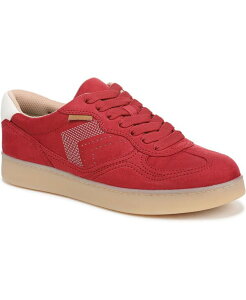 hN^[EV[ fB[X V[Y Xj[J[ [X Dr. Scholl's Women's Right On Round Toe Lace Up Sneakers Red Microfiber bh