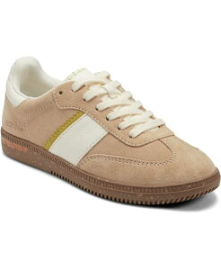 A[X fB[X V[Y Xj[J[ [X Earth Women's Penny Stripe Lace-Up Sneakers Camel L