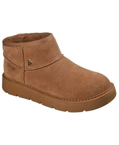 XPb`[Y fB[X V[Y Xj[J[ ~j u[c Skechers Women's Slip-Ins: Keepsakes Cozy - Cozy Mini Boots from Finish Line Chestnut