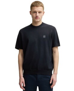 q[S{X Y AE^[ jbgEZ[^[ Rbg jbg Hugo Boss Men's Cotton Cashmere Knit Sweater Dark Blue u[