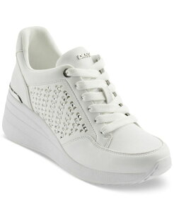 �_�i �L������ �j���[���[�N ���f�B�[�X �V���[�Y �X�j�[�J�[ DKNY Kalinda Stones Sneakers Bright White �z���C�g
