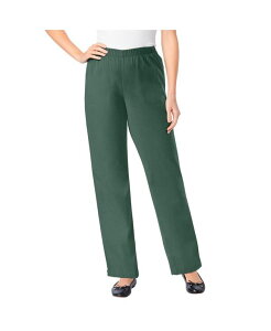 �E�[�}�� �E�B�Y�C�� ���f�B�[�X �{�g���X �f�j���p���c �v�` �f�j�� �W�[���Y Woman Within Petite Within Fineline Stretch Denim Wide-Leg Pull-On Jeans Pine �f�j��