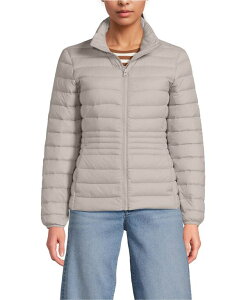 YGh fB[X AE^[ WPbgEu] _E WPbg Lands' End Women's Wanderweight Packable Down Jacket Soft mushroom
