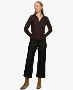 �T���N�`���A���[ ���f�B�[�X �g�b�v�X �V���c �j�b�g Sanctuary Women's Textured Knit Dreamgirl Top Semi Sweet