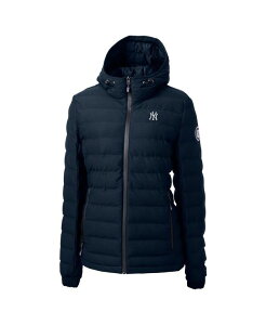 Jb^[AhobN fB[X AE^[ WPbgEu] WPbg Cutter & Buck Women's Navy New York Yankees Mission Ridge Puffer Full-Zip Jacket Navy lCr[