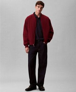 JoNC Y AE^[ WPbgEu] WPbg Calvin Klein Men's Hero Bomber Full-Zip Long Sleeve Jacket Renaissance Red bh