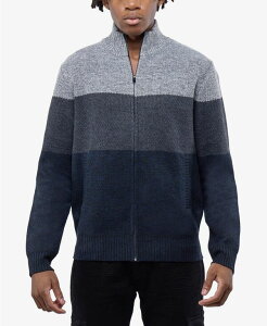 �J���`���� �����Y �A�E�^�[ �j�b�g�E�Z�[�^�[ ���b�N�l�b�N �Z�[�^�[ �t���[�X CULTURA Men's Full Zip Mock Neck Sweater With Fleece Lining Midnight/heather charcoal �`���R�[��