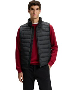 q[S{X Y AE^[ WPbgEu] W WPbg Hugo Boss Men's Packable Slim-Fit Gilet Jacket Black ubN