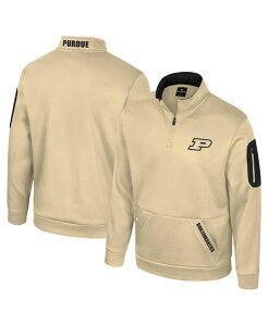 【送料無料】 コロシアム メンズ ジャケット・ブルゾン アウター Men's Gold Purdue Boilermakers Mainframe Quarter-Zip Fleece Jacket Gold