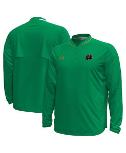 A_[A[}[ Y AE^[ WPbgEu] WPbg Under Armour Men's Green Notre Dame Fighting Irish Motivate Long Sleeve Quarter-Zip Jacket Green O[