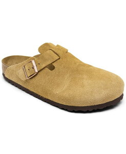 rPVgbN Y V[Y Xj[J[ XG[h U[ Birkenstock Men's Boston Suede Leather Birko-Flor Clogs from Finish Line Latte Cream N[