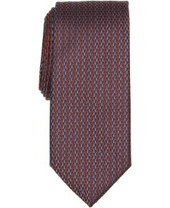 �y���[�G���X �����Y �A�N�Z�T���[ �l�N�^�C �~�j Perry Ellis Portfolio Men's Raser Mini Neat Pattern Classic Tie Cognac
