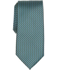 �y���[�G���X �����Y �A�N�Z�T���[ �l�N�^�C �~�j Perry Ellis Portfolio Men's Raser Mini Neat Pattern Classic Tie Green �O���[��