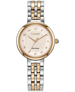�V�`�Y�� ���f�B�[�X �A�N�Z�T���[ �r���v T�V���c Citizen Women's Classic Stainless-Steel Bracelet Watch 27.7mm Two-Tone