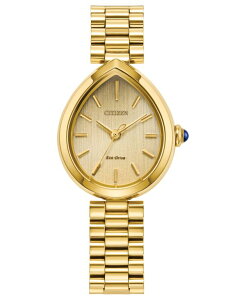 �V�`�Y�� ���f�B�[�X �A�N�Z�T���[ �r���v T�V���c Citizen Women's Eco-Drive Classic Rainell Gold-Tone Stainless Steel Bracelet Watch 26mm Gold-Tone �S�[���h