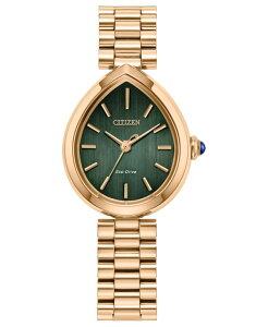 �V�`�Y�� ���f�B�[�X �A�N�Z�T���[ �r���v T�V���c Citizen Women's Eco-Drive Classic Rainell Rose Gold-Tone Stainless Steel Bracelet Watch 26mm Rose-Gold �S�[���h