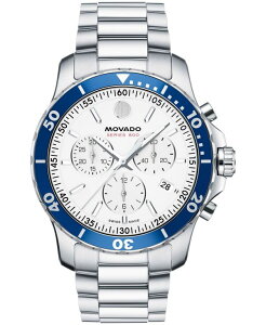 oh Y ANZT[ rv TVc Movado Men's Series 800 Swiss Quartz Chrono Performance Stainless Steel Watch 42mm Silver-tone Vo[