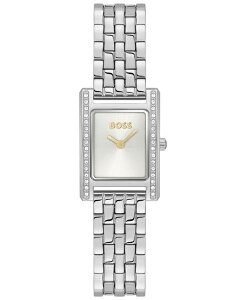 yz q[S{X fB[X rv ANZT[ Women's Lucy Precious Quartz Basic Mini Stainless Steel Watch 18.50mm Silver-tone