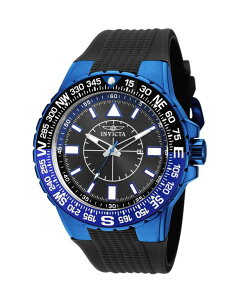 CrN^ Y ANZT[ rv Invicta Men's 19269 Aviator Quartz 3 Hand Black Dial Watch Black ubN