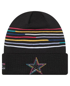 j[G Y ANZT[ Xq jbg New Era Men's Black Dallas Cowboys 2025 NFL Crucial Catch Cuffed Knit Hat Black ubN