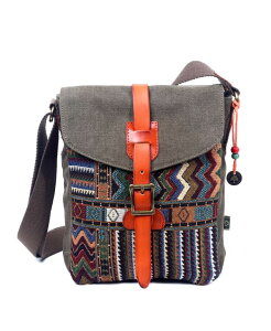 TSD�u�����h ���f�B�[�X �o�b�O �V�����_�[�o�b�O TSD BRAND Four Season Canvas Crossbody Bag Olive �I���[�u
