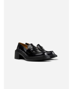 �J���y�[�� ���f�B�[�X �V���[�Y �T���_�� ���U�[ Camper Pix London Leather Shoes Black �u���b�N