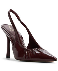 �A���h ���f�B�[�X �V���[�Y �p���v�X ALDO Women's Mystie Pointed Toe Slingback Pumps Bordo Patent