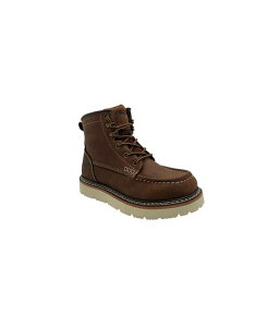 �A�h�e�b�N ���f�B�[�X �V���[�Y �u�[�c�E���C���u�[�c AdTec Ladies Legacy Pro 6 Moc-Toe Brown �u���E��